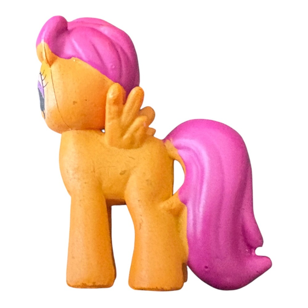 My Little Pony G3 Scootaloo Mini Figure Orange Pink Pegasus Hasbro 2" Toy - Picture 7 of 9
